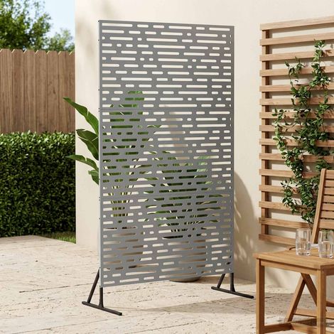 vidaXL Pantalla de Privacidad 100 x 50 x 180 cm Acero Galvanizado (1/5)