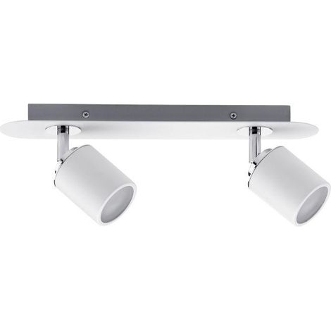Paulmann Proyector Spot Tube blanco y cromo 2 spots orientables