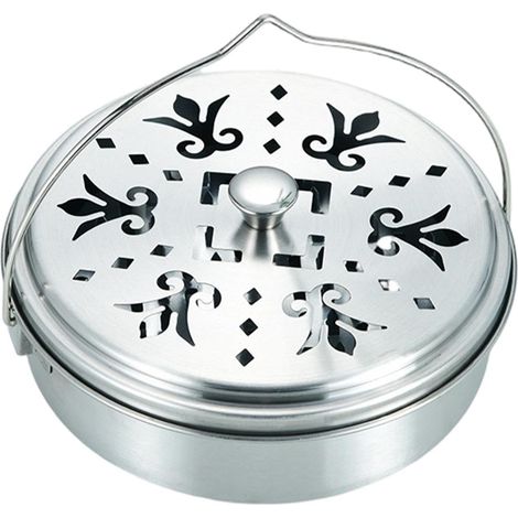 Brûle-encens avec Couvercle et poignée, résistant à la Chaleur, Portable, Support pour encens en Pour maison balcon chambre jardin camping voyage randonnée terrasse (1/5)