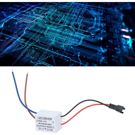 260mA Konstantstrom-LED-Treiber, AC-Eingang 95-265V, DC-Ausgang 2-4V, Leistungstreiberanschluss, Transformator für LED-Lampe. (1/5)