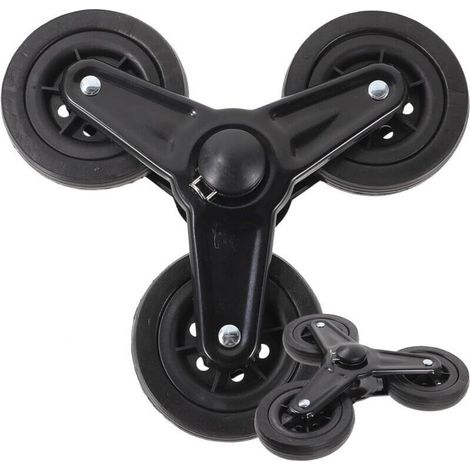 1 paire de roue chariot, chariot de courses, roues triangulaires pour chariot de courses, pièces de rechange pour roues de chariot, fournitures pour chariot (1/5)