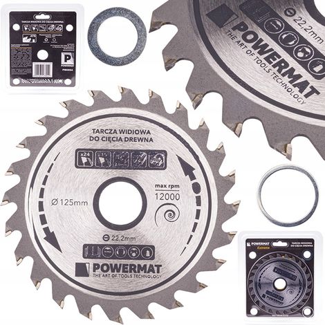Sägeblatt für Holz 125mm - 24 Zähne (1/5)