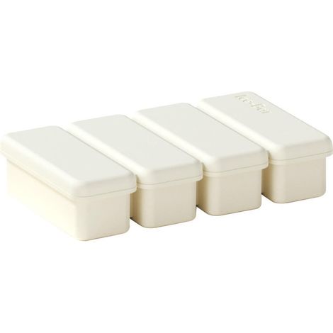 Moules à glaçons en silicone avec couvercle, compartiment à glaçons pour bar, glaçons pour la maison, blanc (1/5)