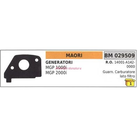 Guarnizione carburatore lato filtro  MAORI generatore MGP 1000i 2000i 029509