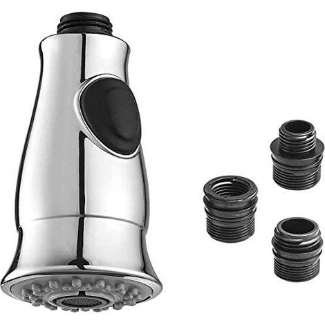 DOLASO Küchenspüle-Spray, 360-Grad-Wasserhahn, 3 Modi, Küchenarmaturdüse mit Luftsprudler, Küchenspüle-Mischbatterie, drehbarer Wasserhahnkopf, universeller drehbarer Wasserhahn-Adapter (1/4)