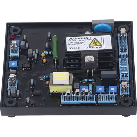 Module régulateur automatique de tension monophasé 2 fils AVR 190‑264V pour générateur diesel (1/5)