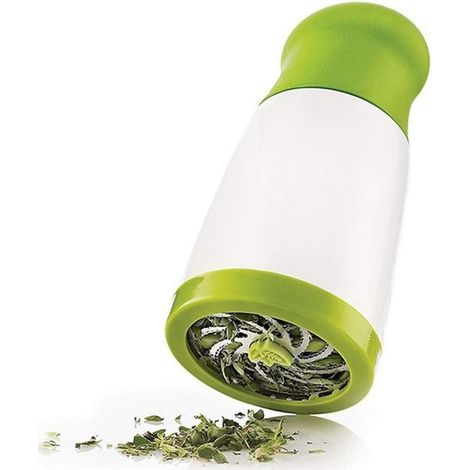 1 pieza, molinillo de especias, molinillo de perejil, molinillo de alimentos, molinillo de hierbas, material ABS + acero inoxidable (1/5)