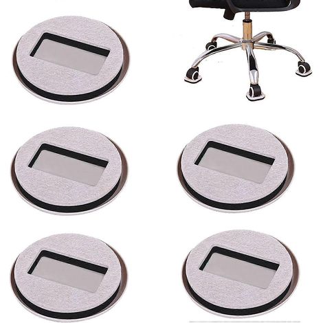 Patins en feutre antidérapants pour pieds de chaise, 5 pièces. Convient pour les pieds de meubles, les tables et les chaises. (1/4)