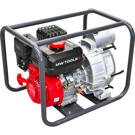 Mw Tools – Pompe à eaux usées motopompe thermique essence 50.000 L/h 7 CV – Hauteur de refoulement 20 m – Raccord 3'' – WP5000SL (1/5)