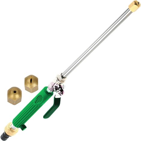 Buse haute pression pour tuyau d'arrosage – Buse de tuyau d'arrosage robuste pour lavage de voiture de douche pour animaux domestiques, pulvérisateur d'arrosage portable pour allées (1/5)