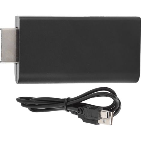 Adaptateur HDMI pour PS2 avec Sortie Audio 3.5mm et Conversion Multimédia - Noir (1/5)