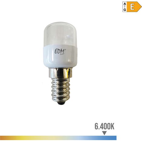 Ampolla Tubolare (frigo) Led E14 0.5w 55lm 6400k Luce Fredda ø2.6x60cm Edm