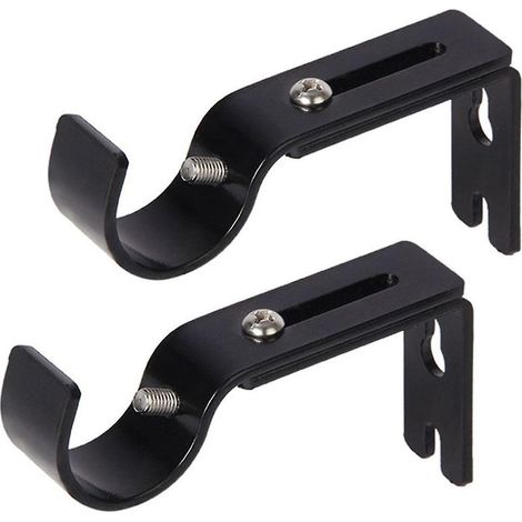 Support de tringle à rideaux réglable, robuste et extensible, pour fixation murale -xx (1/2)