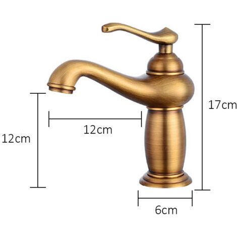 Robinet de lavabo de salle de bain - Or