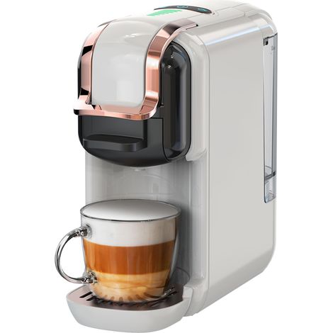 Machine à café électrique HiBREW 5 en 1 avec 7 volumes d'eau sélectionnables, mini machine à infusion froide/chaude de 19 bars, réservoir amovible de 600 ml/20,3 oz, fonctionne avec la capsule Nes DG (1/5)