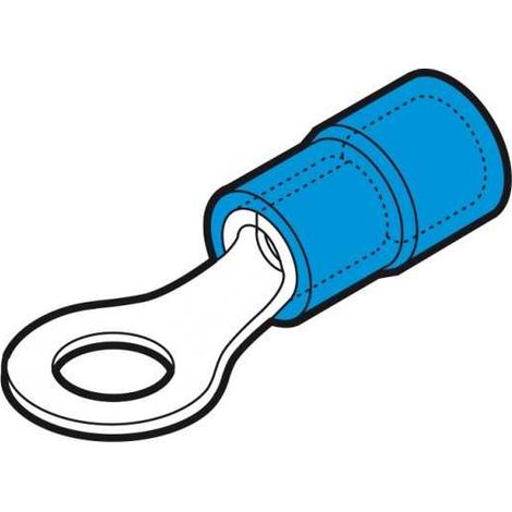 Conector de ojo azul de 4 mm (100 piezas)