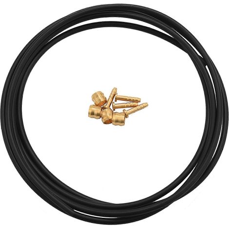 Convient aux durites de frein de vélo, aux durites de frein à disque hydrauliques, kit de tête de contact olive de 2,5 mètres (1/5)