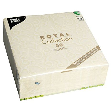 Papstar Tovaglioli, Fazzoletto, Champagne, 7.8 x 20 x 20 cm (1/3)