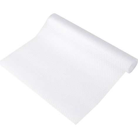 alfombrilla de EVA para cajones, antideslizante e impermeable, para cocina y armarios, blanca. (1/5)