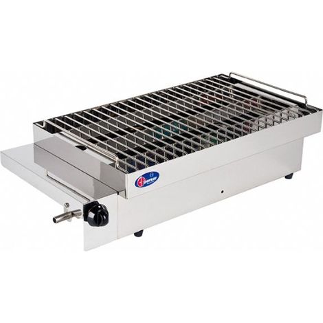 CFParker Barbecue Sole Cottura Radiante Grill Gas Acciaio Inox 18/10 Made in Italy 4 Kw Con Valvola di Sicurezza (1/3)