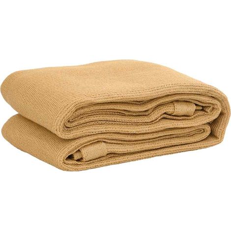 Tapis de tente sable 250x400 cm PEHD