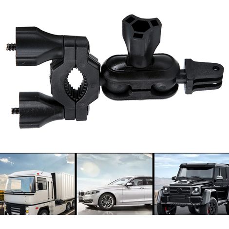 Support universel pour dashcam sur rétroviseur, fixation rotative 360° pour caméra de voiture