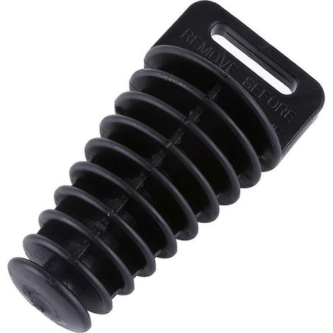Silencieux d'échappement noir pour moto, quad, VTT, 2/4 temps, moto tout-terrain, quad, VTT, quad, etc. (1/5)