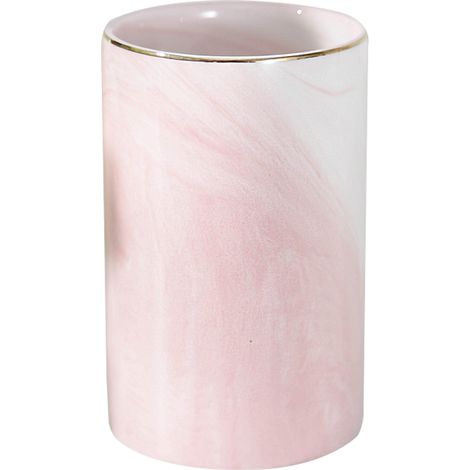 Gobelet en céramique avec support pour brosse à dents, dentifrice, stylos et pinceaux de maquillage, idéal pour Noël ou un anniversaire. (1/5)