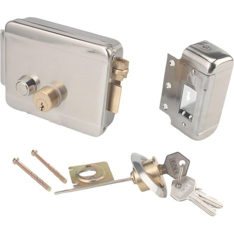 Verrouillage de Commande électrique Verrouillage de Porte magnétique électronique for 1 2V DC Système de contrôle d'accès Système de Porte d'interphone vidéo vidéo(D Right Open 2) (1/5)