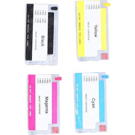 Cartouche d'encre rechargeable HP 950BK 951, 4 couleurs à puce permanente, accessoire imprimante compatible