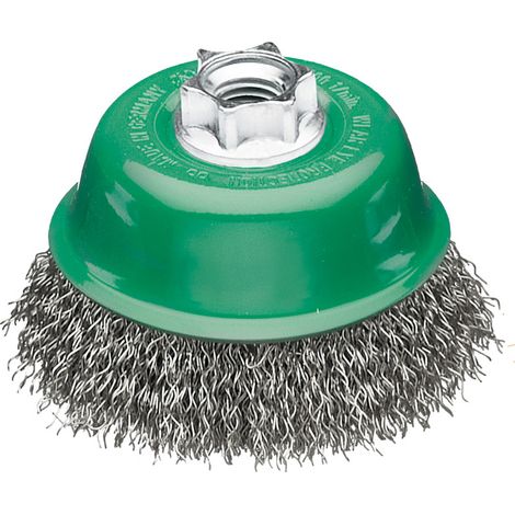 Spazzola metallica Milwaukee m14 acciaio inox 65mm