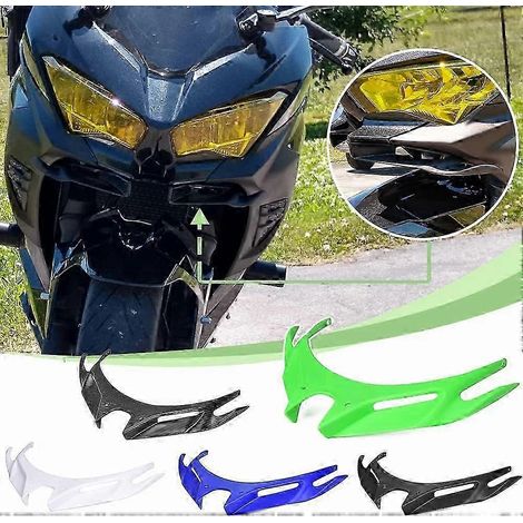 Ailerons de carénage avant, protection compatible avec Kawasaki Ninja 250 et Ninja 400 (2018-2021). Accessoires, carénage avant.