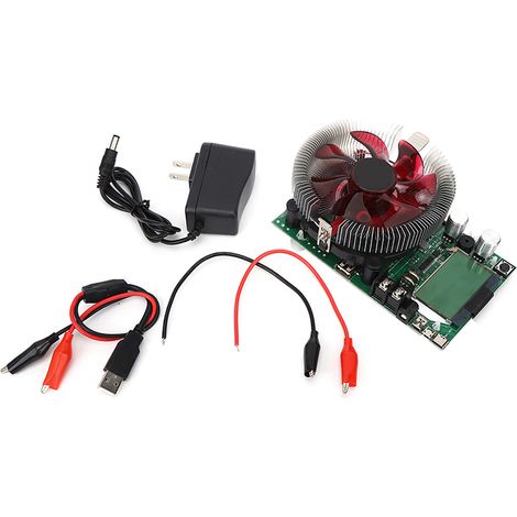 USB Adjustable Constant Current Electronic Load Battery Capacity Tester Module 150W 200V 20A US Plug 100‑240V