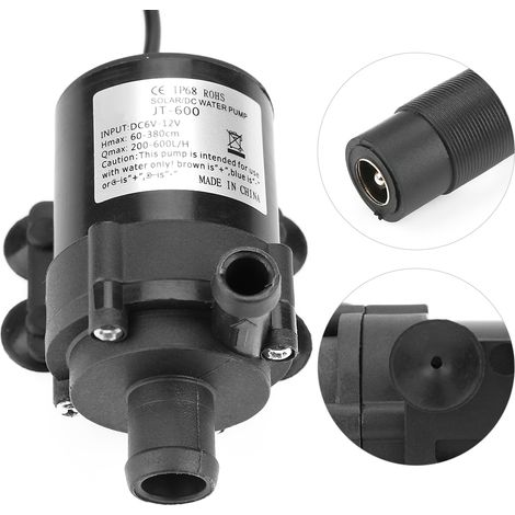 Pompe à eau CC sans balais 12 V JT-600A-12 (1/5)