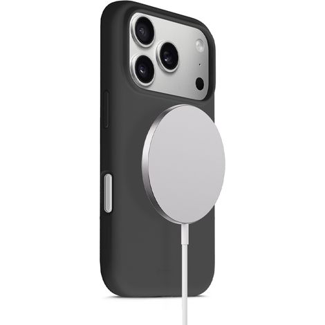 Cover magnetica Crong Color Cover - Custodia MagSafe per iPhone 17 Pro (nera) (1/5)