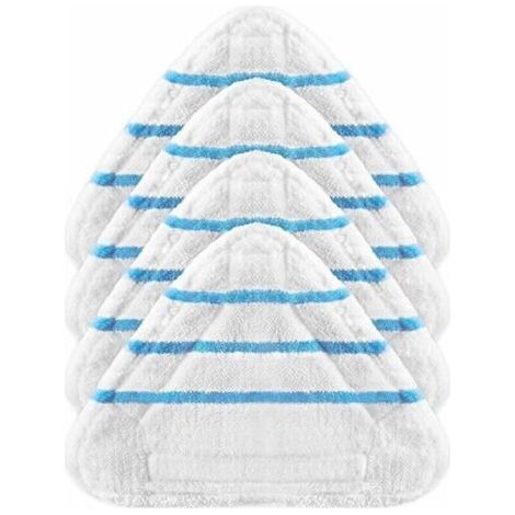 4 Housses Lingettes pour Balai Vapeur Silvercrest Lidl Universel Accessoires pour Nettoyeurs Vapeur (1/4)