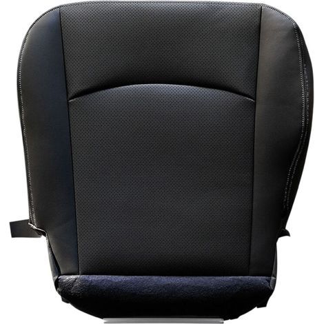 Housse de SièGe de Voiture en Cuir Coussin de SièGe Garniture de Coque de Surface pour Ram 1500 2009-2012 CôTé Conducteur (1/2)