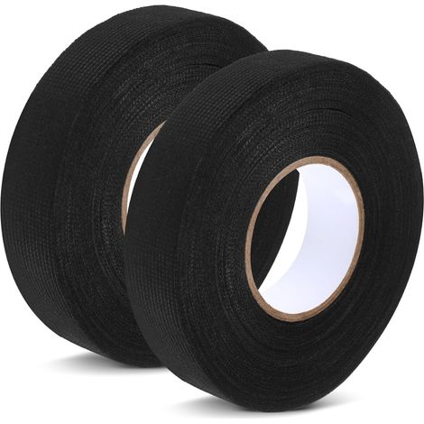 5 rouleaux de ruban adhésif en polyester noir résistant aux hautes (1/5)