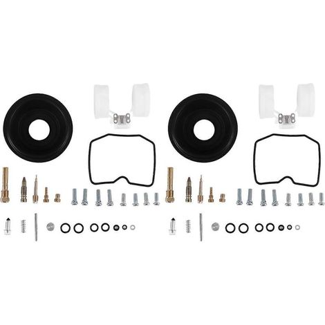 kigbf-Motorcycle Carburetor Repair Kit Motorcycle Carburetor Piston Float Gasket Kit for Kawasaki ER500 ER5 1998-2005