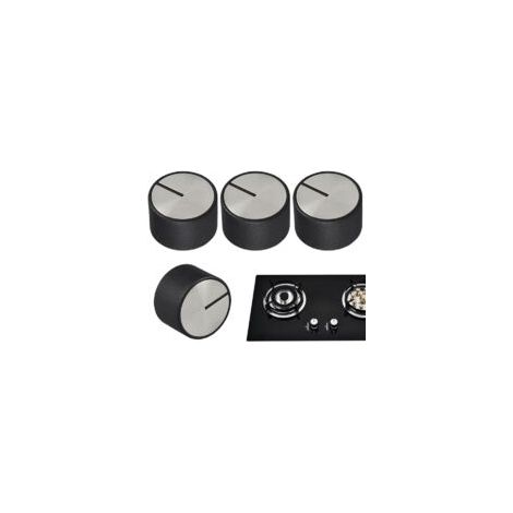4 Piezas Botones de Cocina de Gas Perilla Cocina Mando Universal Cocina Gas Universales 6mm Botones Gas - Crezuo (1/4)
