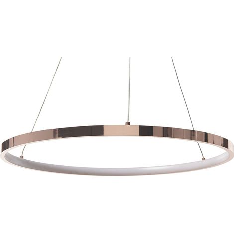 LED Hängeleuchte JORDAN Metall Roségold