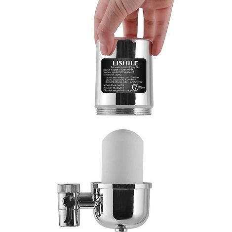 Robinet filtrant avec cartouche filtrante en céramique, purificateur d'eau pour robinet de cuisine domestique (1/4)