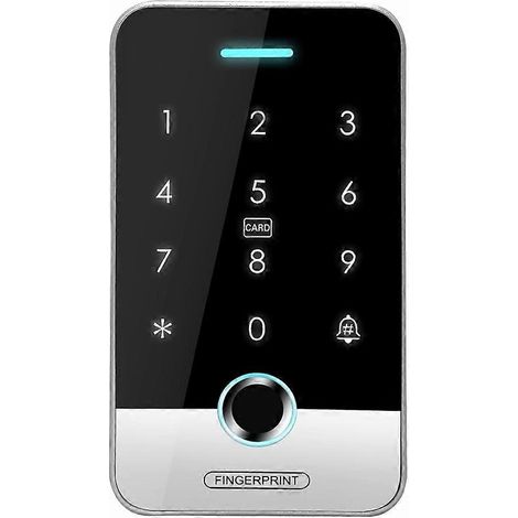Clavier de contrôle d'accès par empreinte digitale NFC, RFID 125K, système de contrôle d'accès autonome IC 13,56M, ouvre-porte, lecteur de cartes, déverrouillage. (1/5)