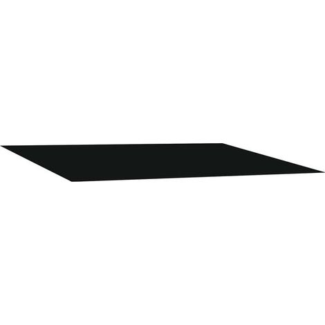 Toile de rechange pour auvent, noire, 350 x 250 cm, polyester. (1/5)