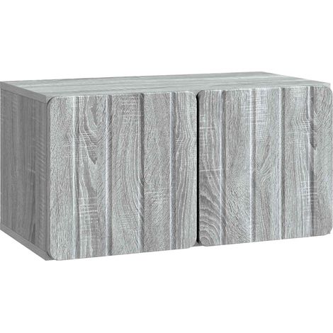 Maison Exclusive - Mobile Porta TV da Muro 59,5 x 31 x 30 cm Sonoma grigio (1/5)