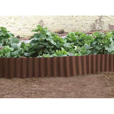 BORDURA ONDULADA MARRON 750 GR/METRO, ROLLO DE 9M X 15 CM (1/3)