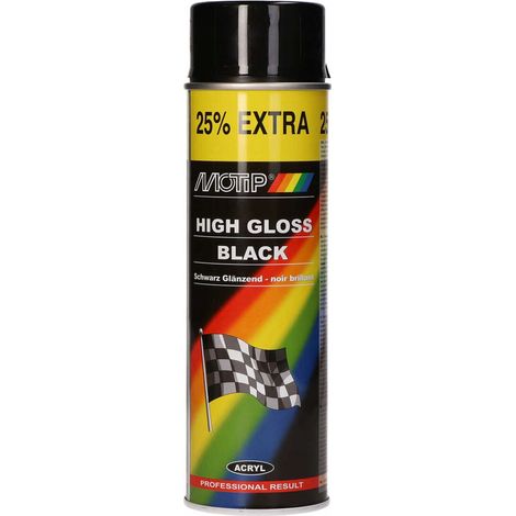 Lack schwarz Hochglanz 500ml MOTIP 04005