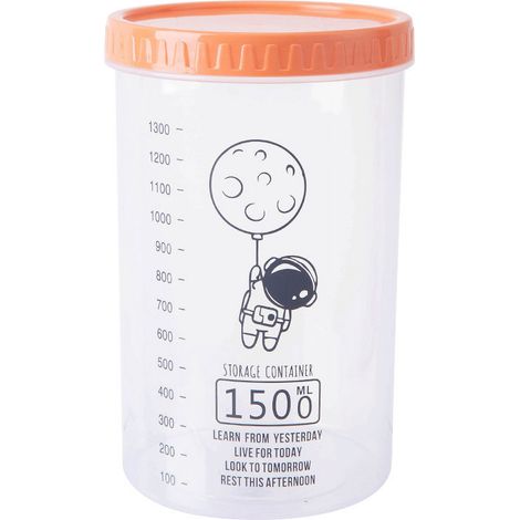 Boîte De Rangement Alimentaire - Réservoir Rond Pour Céréales Et Fruits Séchés - Empilable - Capacité 1 L - Sans BPA (1/5)