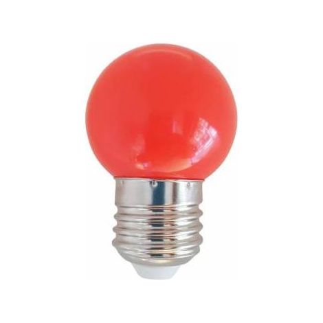 Bombilla LED Color ROJO E27 1W 230Vac 360º