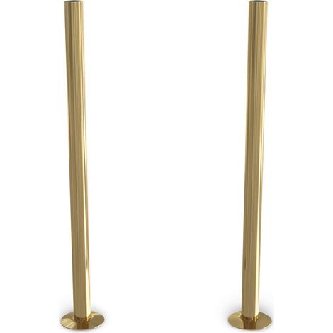 Talus - Polished Brass Polished Pipe Covers 300mm
